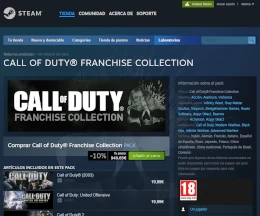 La comunidad de Steam se queja por un paquete de Call of Duty de 948€