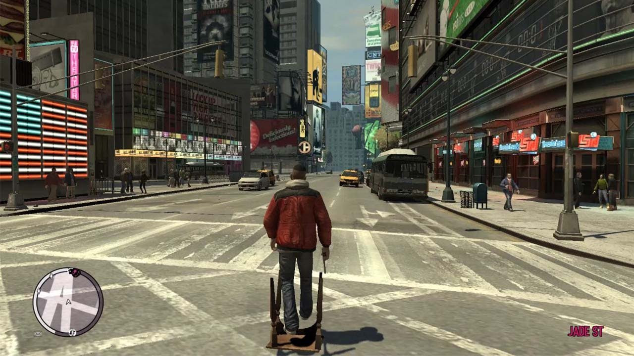 Descubierto truco de GTA 4 para adelantar coches conduciendo una mesa