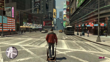 Descubierto truco de GTA 4 para adelantar coches conduciendo una mesa