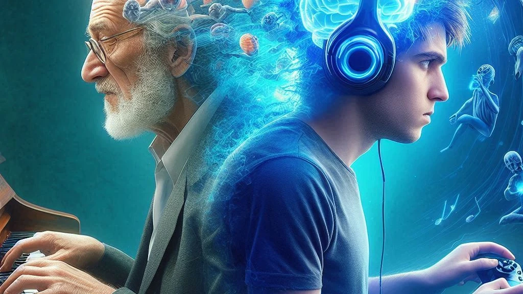 La actividad cerebral de los gamers supera a la de los pianistas